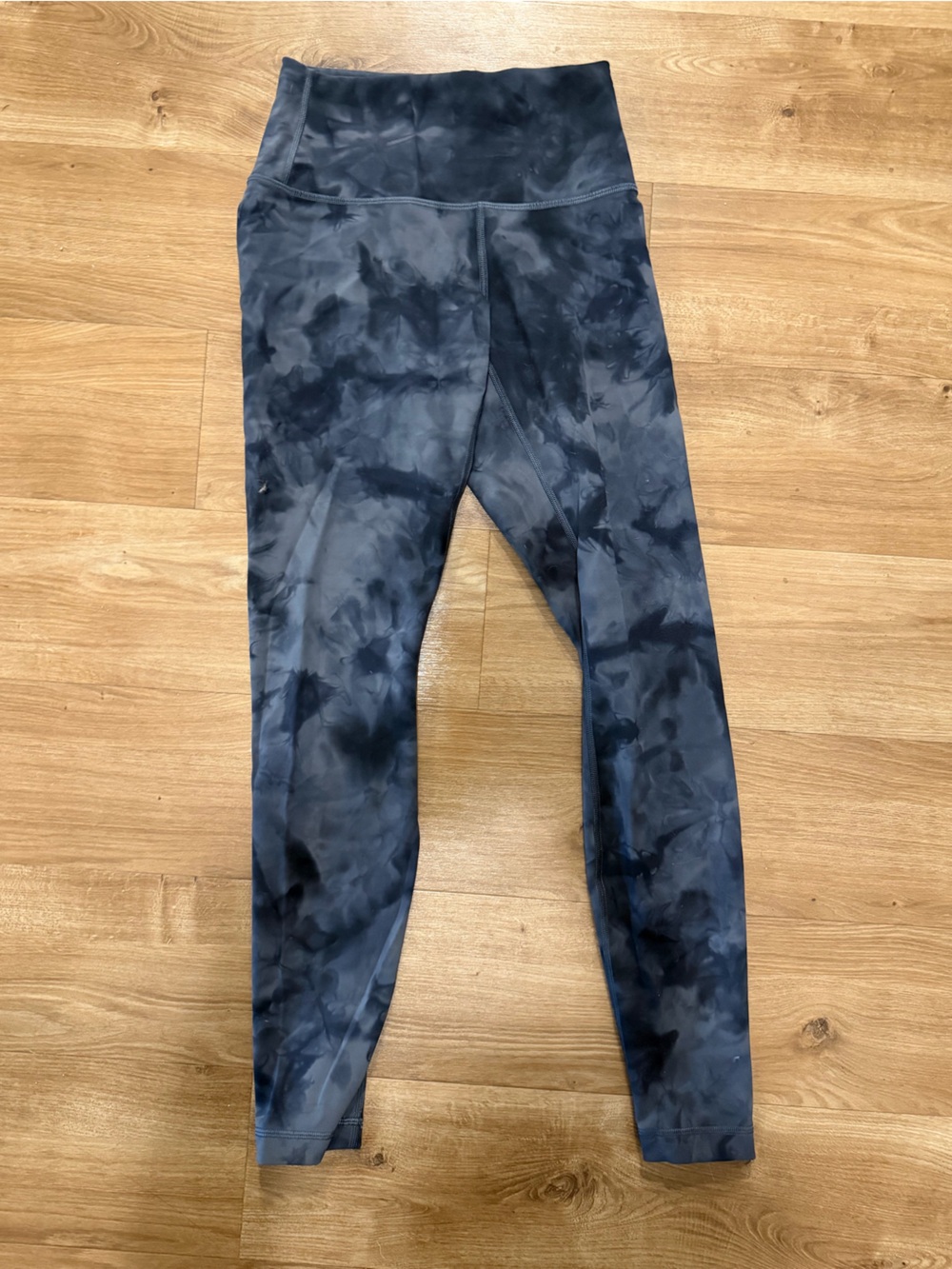 lululemon athletica Dark Navy Tie-Dye Leggings